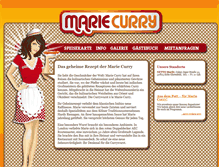 Tablet Screenshot of mariecurry.de